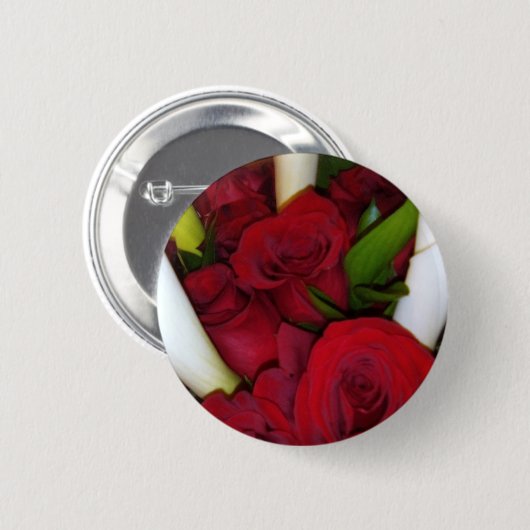 Rose Bouquet Button (Vorne & Hinten)