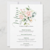 Rose Bouquet Einladung (Vorderseite)