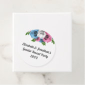 Rose Bouquet Gender Reveal Geschenkanhänger (Beispiel)