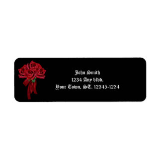 Rose Bouquet Gothic Wedding