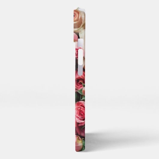 Rose Bouquet iPhone 13 Slim Fit Case, Glossy iPhone Hülle (Linke Seite)