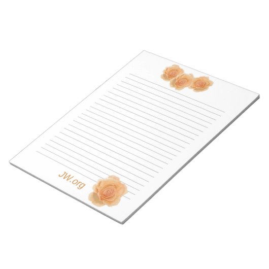 Rose Bouquet JW Stationary Notizblock (angewinkelt)