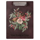 Rose Bouquet Klemmbrett (Vorderseite)