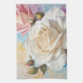 Rose Bouquet Malerei Design Geschirrtuch (Vertikal)