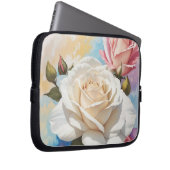 Rose Bouquet Malerei Design Laptopschutzhülle (Vorne Rechts)