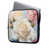 Rose Bouquet Malerei Design Laptopschutzhülle (Vorderseite Links)