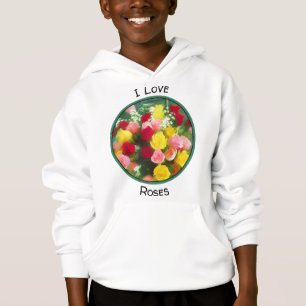 Rose Bouquet Malerei - Niedliche Original Blume Ku Hoodie