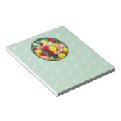 Rose Bouquet Malerei - Niedliche Original Blume Ku Notizblock (angewinkelt)