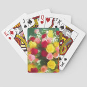 Rose Bouquet Malerei - Niedliche Original Blume Ku Spielkarten (Rückseite)