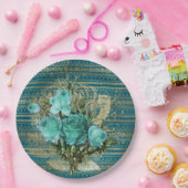 Rose Bouquet Pappteller (Party)