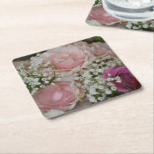 Rose Bouquet Party Untersetzer (angewinkelt)