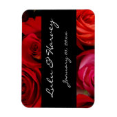 Rose Bouquet Personal Wedding Magnet (Vertikal)