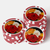 Rose Bouquet Pokerchips (Stapel)