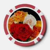 Rose Bouquet Pokerchips (Rückseite)