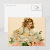 Rose Bouquet Postkarte (Vorne/Hinten)