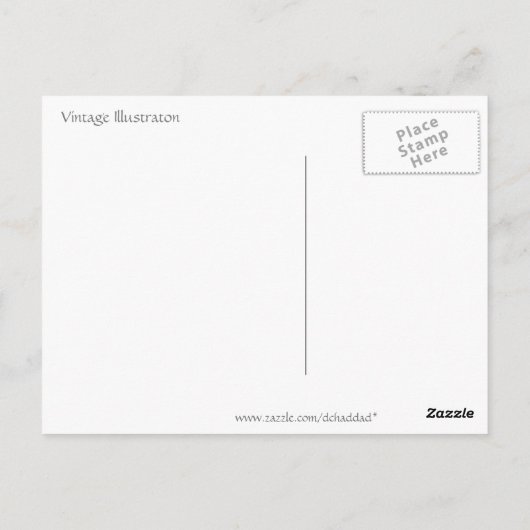 Rose Bouquet Postkarte (Rückseite)