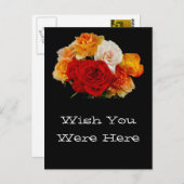 Rose Bouquet Postkarte (Vorne/Hinten)