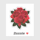 Rose Bouquet Sticker (Blatt)