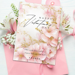 Rose Bouquet Valentine's Tageskarte für sie Feiertagskarte