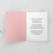 Rose Bouquet zum 30. Jubiläum auf schwarz Karte (Innenseite)