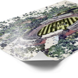 Rose Bowl Southampton Cricket Ground Artistic Fotodruck