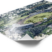 Rose Bowl Southampton Cricket Ground Artistic Fotodruck (Ecke)