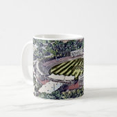 Rose Bowl Southampton Cricket Ground Artistic Kaffeetasse (Vorderseite Links)
