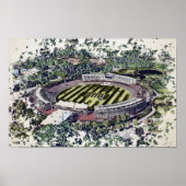 Rose Bowl Southampton Cricket Ground Artistic Poster (Vorne)