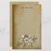 Rose Branch Vintag Stationery Briefpapier (Vorne/Hinten)