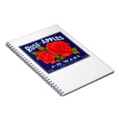 Rose Brand Äpfel Notizblock (Rechte Seite)