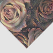 Rose, braun, orange, goldfarben Papiertücher Seidenpapier (Ausschnitt)