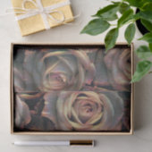 Rose, braun, orange, goldfarben Papiertücher Seidenpapier (Geschenk)