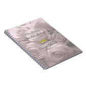 Rose-Brautduschen-Gast-Buch Notizblock (Rechte Seite)