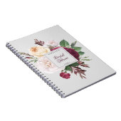 Rose Brautparty Gästeliste Notizblock (Rechte Seite)