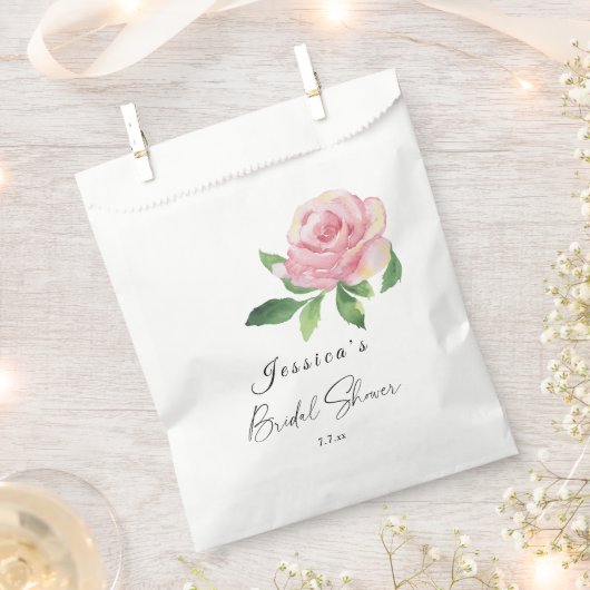 Rose Brautparty Geschenktütchen (Ausgeschnitten)