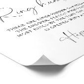 Rose - Brautparty-Ringjagd Poster (Ecke)