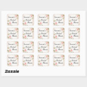 Rose Brautparty Stickers (Blatt)
