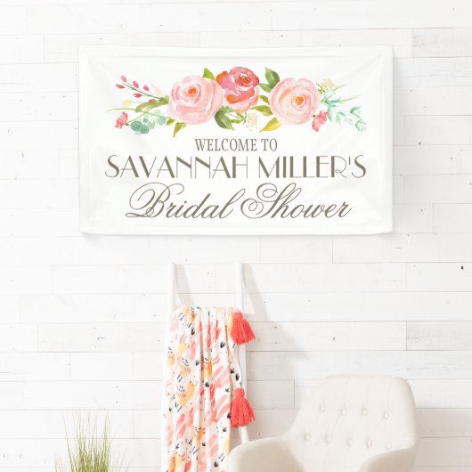 Rose | Brautparty Welcome Banner (Insitu)