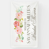 Rose | Brautparty Welcome Banner (Vertikal)