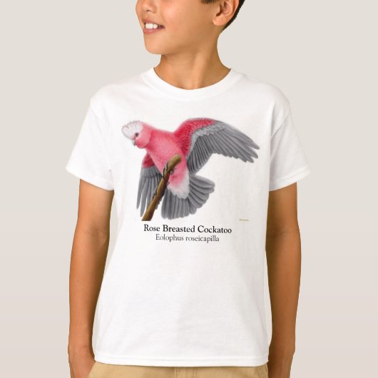 Rose Breasted Cockatoo scherzt T - Shirt (Vorderseite)