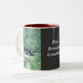 Rose Breasted grobe Schnabel-Kaffeetasse Zweifarbige Tasse (Vorderseite Links)