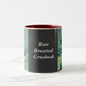 Rose Breasted grobe Schnabel-Kaffeetasse Zweifarbige Tasse (Mittel)