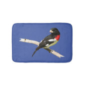 Rose-Breasted Grosbeak Bird Bath Mats Badematte (Vorderseite)