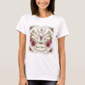 Rose Bride Custom Wedding T - Shirt (Vorderseite)
