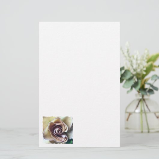 ROSE BRIEFPAPIER (Stehend Vorderseite)