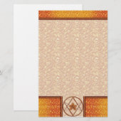 Rose Briefpapier (Vorne/Hinten)