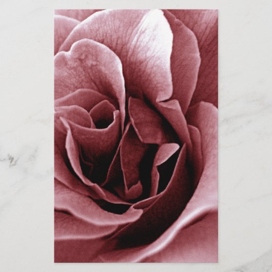 Rose Briefpapier (Vorderseite)