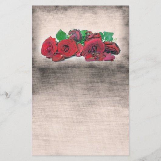 Rose Briefpapier (Vorderseite)