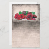 Rose Briefpapier (Vorne/Hinten)