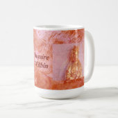Rose-Bronze Kwan Yin Kaffeetasse (VorderseiteRechts)